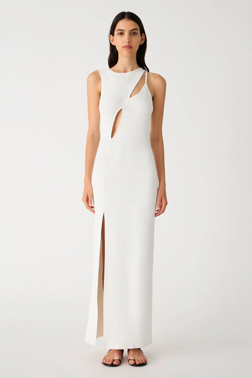 Misha Chloe Knit Maxi Dress - Ivory