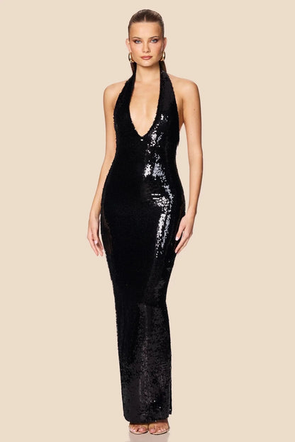 Nookie Siren Gown - Black