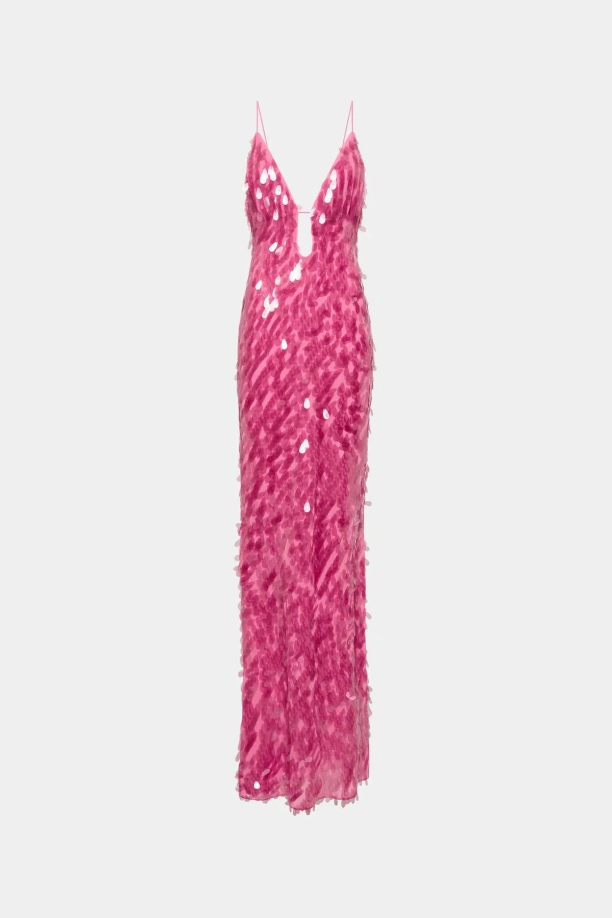 Misha Sapphire Sequin Maxi Dress - Fuchsia