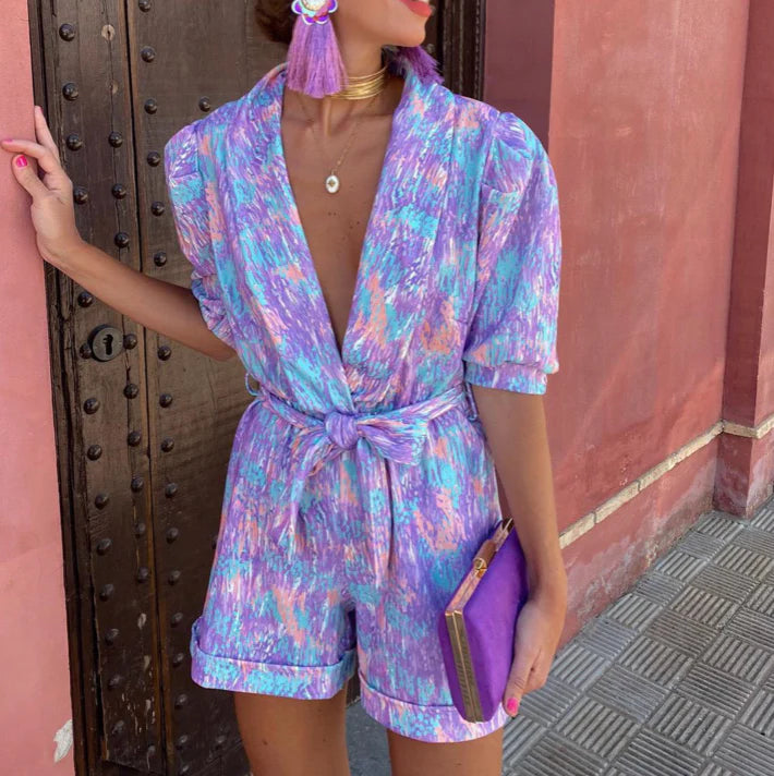 Elena - Trendy Playsuit with Elegant Flair