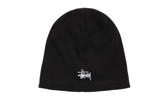 WAFFLE SKULLCAP "Black" STUS354